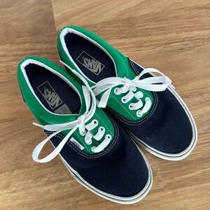 Kids Vans Green/Blue Sneakers